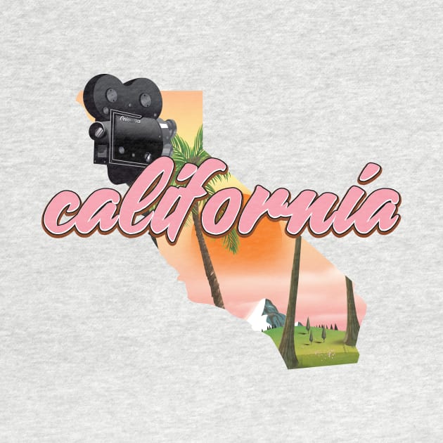 California USA map by nickemporium1